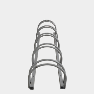 Porte-vélos sur rail à économie d'espace commercial industriel argenté