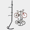 Support de plancher vertical compact empilable mobile de support de stockage de vélo type L