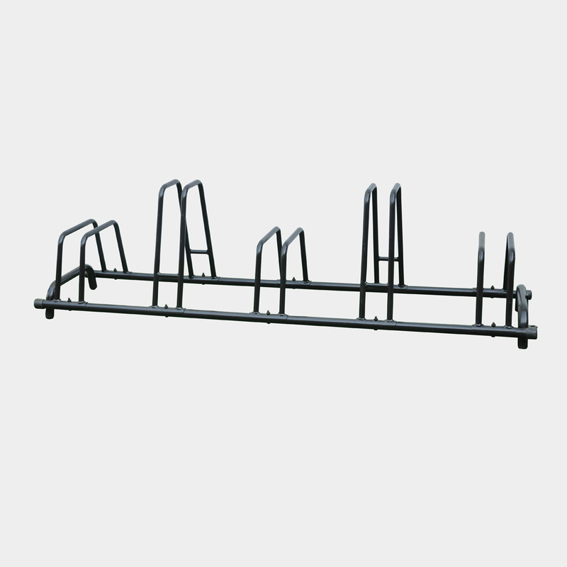 Support de porte-vélos de plancher de garage haut bas en métal