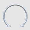 Support de bicyclette classique de fabricant de la Chine de cerceau simple blanc monté au plancher