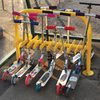 Galvanisé Stand Up Storage Kindergarten Scooter Bike Rack