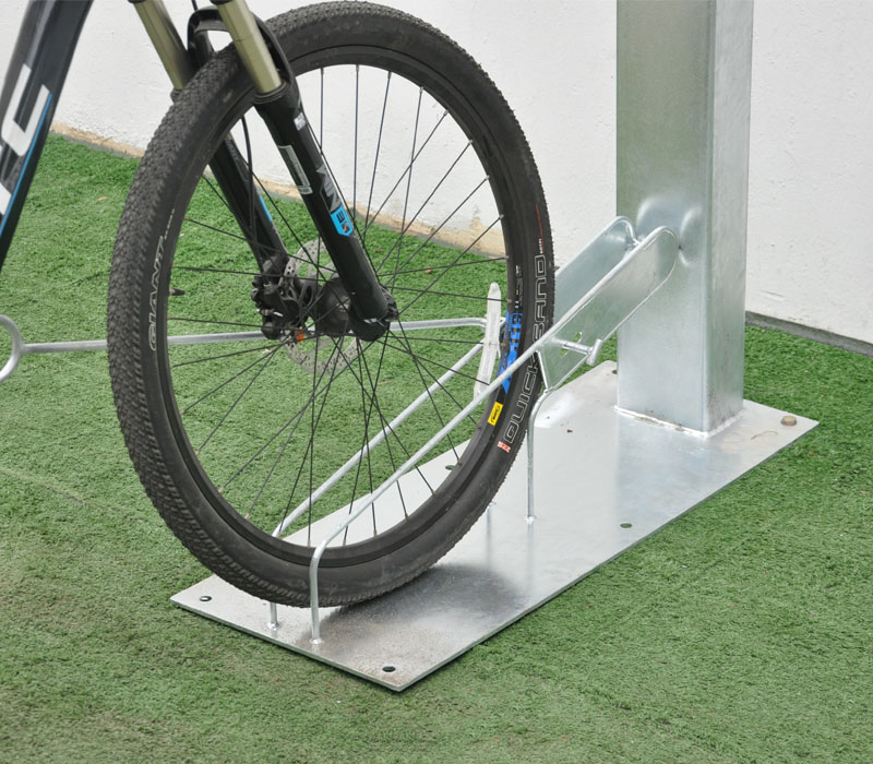 Porte-vélos en acier au carbone multiple de support moderne extérieur commercial