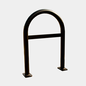 Support de vélo en U inversé à revêtement en poudre en acier inoxydable commercial