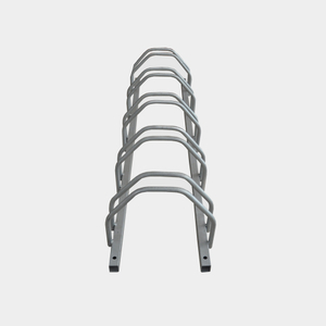 Système de stockage de stationnement pour vélos à fente de type sol avec 5 supports
