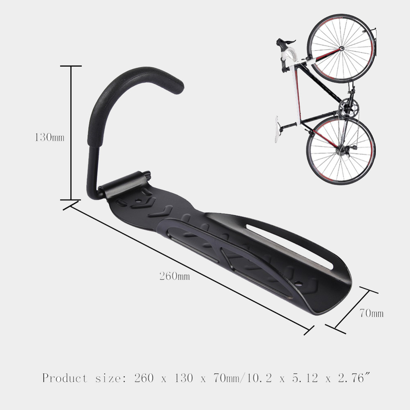 Supports muraux de vélo verticaux de stockage support de vélo support mural vélo pour abri intérieur