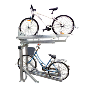 Easy Metal Bicycle Technology Double Deck Parking Stand Outdoor