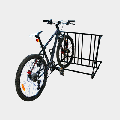 Stockage de porte-vélos à grille rétractable horizontal simple face galvanisé