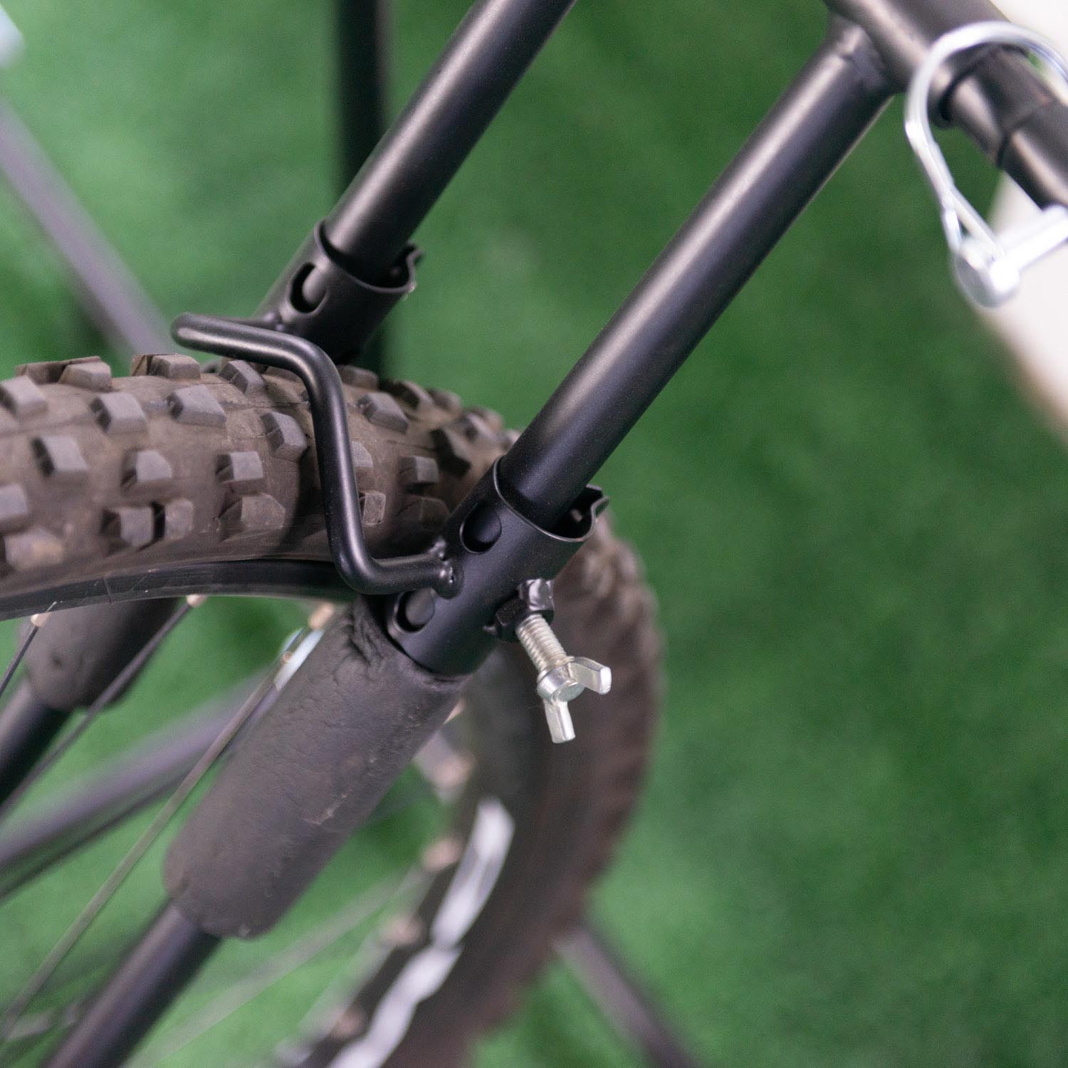 Revêtement en poudre Support de porte-vélos à montage sur attelage 4 vélos pour voiture