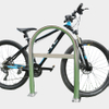 Support de vélo en U inversé à revêtement en poudre en acier inoxydable commercial