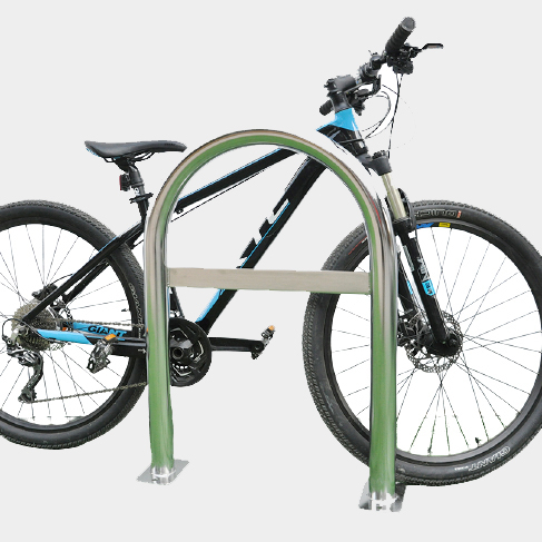 Support de stationnement à montage sur moyeu pour affichage de cycle à haute densité