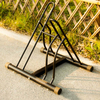 Support de vélo d'intérieur portatif compact autoportant à 2 supports